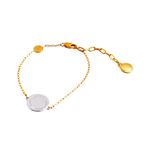MARC JACOBS（マークジェイコブス） M0008535-716 Oro Multi ロゴ ディスク ミックス メタル ブレスレット Logo Disc Mixed Metal Bracelet