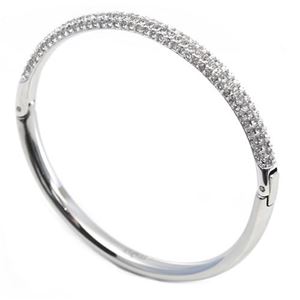 Swarovski（スワロフスキー） 5032846 Stone Mini クリスタル パヴェ バングル Mサイズ