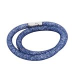 Swarovski（スワロフスキー） 5184173 Stardust Blush Blue Double スターダスト ダブルラップ 2重巻タイプ ブラッシュ・クリスタル ブレスレット Sサイズ