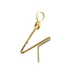 by boe（バイボー） Alfabet K-GF-SM アルファベット イニシャル 「K」 ネックレス/ペンダント チャーム スモール