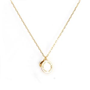 MARC JACOBS（マークジェイコブス） M0008545-716 Oro Multi ロゴ ディスク ミックス メタル ペンダント/ネックレス Logo Disc Mixed Metal Pendant