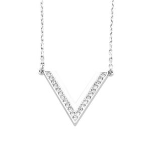 Swarovski（スワロフスキー） 5140832 Delta Small V型 クリスタルパヴェ ペンダント ネックレス