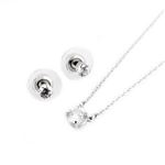 Swarovski（スワロフスキー） 5113468 Attract Set ラウンド クリスタル ネックレス＆ピアスセット