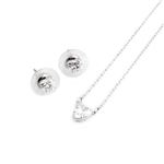 Swarovski（スワロフスキー） 5218461 Attract Heart ハート クリスタル ネックレス＆ピアスセット