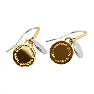 MARC JACOBS（マークジェイコブス） M0008536-716 Oro Multi Mixed Metal Logo Disc Earrings ロゴ ディスク ミックス メタル ピアス