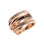 Swarovski（スワロフスキー） 5184222 Dynamic クリスタル クリスタルパヴェ サークル スパイラル リング 指輪 サイズ52（日本サイズ11号）