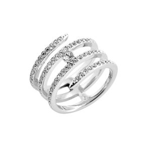 Swarovski（スワロフスキー） 5221415 Creativity Coiled コイルシルエット クリスタル クリスタルパヴェ リング 指輪 サイズ50（日本サイズ9号）