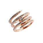 Swarovski（スワロフスキー） 5221423 Creativity Coiled コイルシルエット クリスタル クリスタルパヴェ リング 指輪 サイズ50（日本サイズ9号）