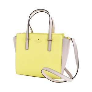 KATE SPADE（ケイトスペード） PXRU5491 775 Crisp Linen/Lemonade バイカラー 2WAY ショルダー ハンドバッグ Cedar Street Small Hayden