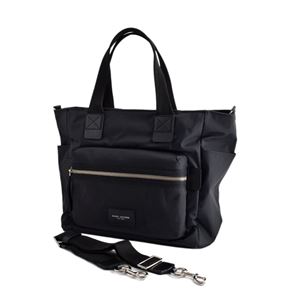 MARC JACOBS（マークジェイコブス） M0008297 1 Black ナイロン マザーズバッグ 2WAY ショルダー オムツ換えシート付 Nylon Biker Babybag
