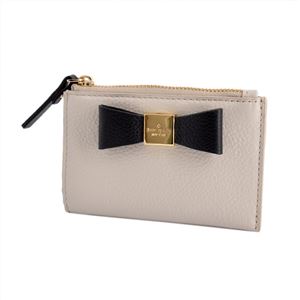 KATE SPADE（ケイトスペード） PWRU4690 291 Crisp Linen/Black キーリング付コインケース Renny Drive Cori