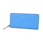 KATE SPADE（ケイトスペード） PWRU4938 484 Alice Blue/Cement バイピング バイカラー ラウンドファスナー長財布 Cobble Hill Lacey