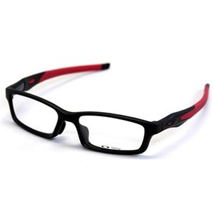 OAKLEY（オークリー） メガネ フレーム OX8029-0856／CROSSLINK FR サテンブラック レッド アジアンフィット