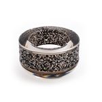 Swarovski（スワロフスキー） 5108876 Shimmer Tea Light Grey クリスタルロック ティーライト キャンドルホルダー グレー