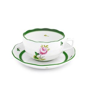 Herend（ヘレンド） VRH 724000 ウイーンの薔薇 ティーカップ＆ソーサー 200ml VIEILLE ROSE D'HABSBOURG