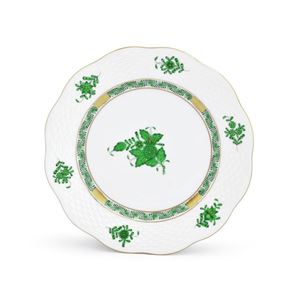 Herend（ヘレンド） AV 517000 アポニー・グリーン デザートプレート 皿 19cm APPONYI VERT
