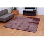 三菱レイヨン ルネス使用カーペット 『シルフィア』 ブラウン 90×185cm（吸湿発熱、抗菌防臭、消臭）