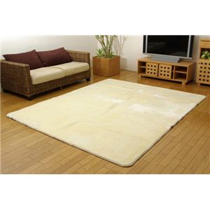 洗える ウォッシャブルラグカーペット 『WSウェンデルNSK』 アイボリー 200×250cm