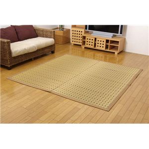 純国産/日本製 掛川織 い草ラグカーペット 夏用 『スウィート』 約191×250cm