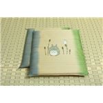 純国産/日本製 捺染返し い草座布団 『つくしトトロ 2枚組』 約55×55cm×2P