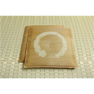 純国産/日本製 捺染返し い草座布団 『大関 2枚組』 ブラウン 約55×55cm×2P