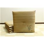 純国産/日本製 捺染返し い草座布団 『薄（すすき） 5枚組』 約55×55cm×5P