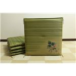 純国産/日本製 捺染返し い草座布団 『葛（くず） 5枚組』 約55×55cm×5P