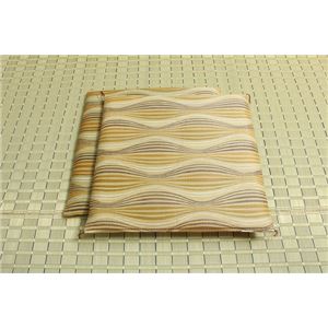 純国産/日本製 捺染返し い草座布団 『いぶき 2枚組』 ベージュ 約55×55cm×2P