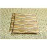 純国産/日本製 捺染返し い草座布団 『いぶき 2枚組』 ベージュ 約55×55cm×2P