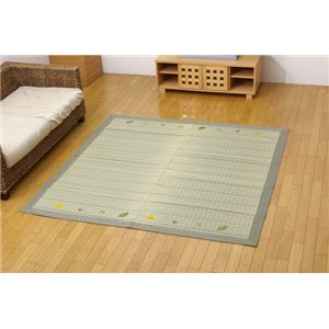 い草ラグカーペット 夏用 『D×カノンNF』 約180×290cm（裏：不織布）