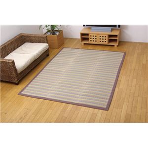 ウレタン8mm入り い草ラグカーペット 夏用 『F×リンクス』 ベージュ 約180×240cm