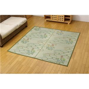 い草花ござ カーペット 『流水』 本間4.5畳(約286.5×286cm)