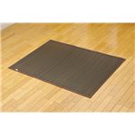 純国産 シンプルモダンい草ラグカーペット『Fルーツ』 ブラウン 95×135cm