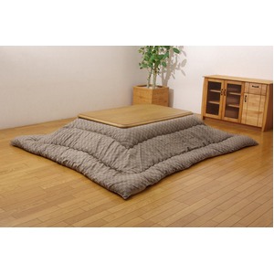 インド綿 こたつ厚掛け布団単品 『クレタ』 ベージュ 205×245cm