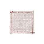 手編み こたつ用上掛けカバー（サロン）単品 『エミリア』 アイボリー 110×110cm