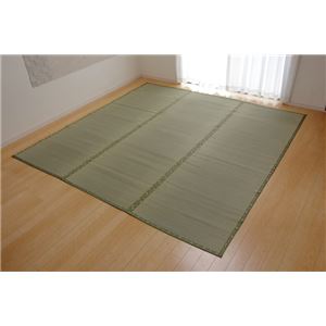 純国産 い草 上敷き カーペット 市松織 『不知火』 江戸間2畳（約176×176cm） 熊本県八代産イ草使用