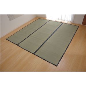 純国産 い草 上敷き カーペット 糸引織 『立山』 本間2畳（約191×191cm） 熊本県八代産イ草使用