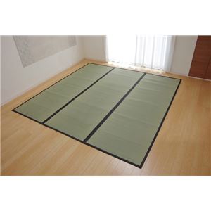 純国産 い草 上敷き カーペット 麻綿織 『清正』 本間3畳（約191×286cm） 熊本県八代産イ草使用