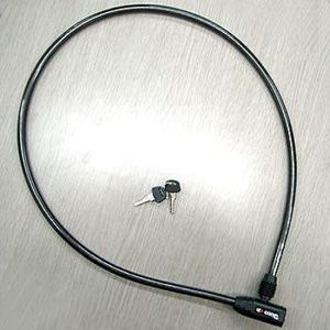 シリンダーワイヤー錠 NCK-1000W 黒