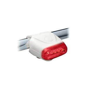 国内メーカー高輝度LED使用 5LEDシリコンサイクルライト（テール） FJK-267T-5 WH ／ ホワイト