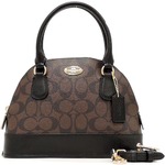 COACH OUTLET（コーチ アウトレット） ラグジュアリー シグネチャー ミニ コーラ ドームド サッチェル