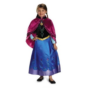 ディズニー DISNEY アナと雪の女王 アナ 旅の衣装 子供用XS コスチューム 