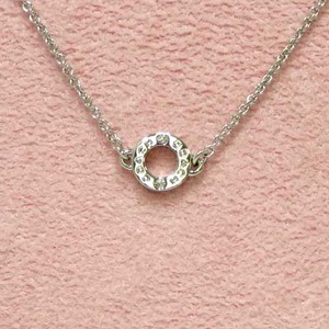 COACH コーチ アウトレット シルバー オープン リング チェーン ネックレス 