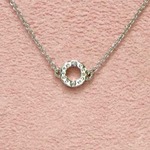 COACH コーチ アウトレット シルバー オープン リング チェーン ネックレス 