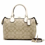 COACH コーチ アウトレット シグネチャー ベネット ミニ サッチェル / 2wayハンドバッグ 