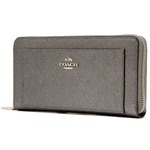 COACH コーチ アウトレット クロスグレーン レザー アコーディオン ジップ アラウンド/ 長財布