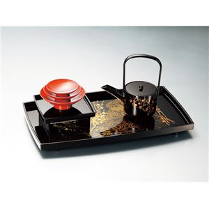 KT2064 香琳胴張屠蘇器揃（黒） 【Kaze-ya style・北市漆器店 】