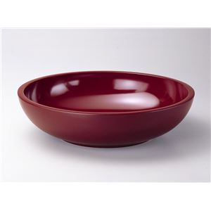 KZ2174 14.0そばこね鉢銀朱 【Kaze-ya style・北市漆器店 】