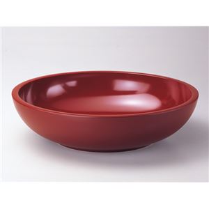 KZ2176 16.0そばこね鉢銀朱 【Kaze-ya style・北市漆器店 】