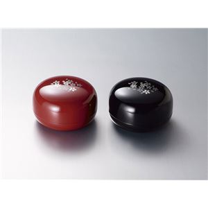 KZ2218 桜美ペアキャンディBOX（黒・朱） 【Kaze-ya style・北市漆器店 】